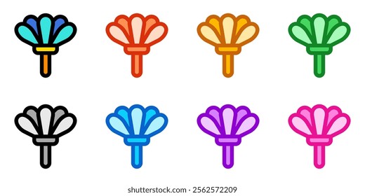 Editable feather duster vector icon. Part of a big icon set family. Perfect for web and app interfaces, presentations, infographics, etc