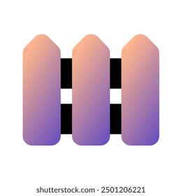 Editable fences vector icon. Property, real estate, construction, mortgage, interiors. Part of a big icon set family. Perfect for web and app interfaces, presentations, infographics, etc