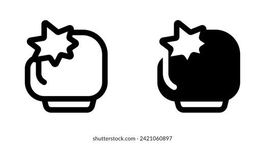 Editable fighting game, boxing glove vector icon. Video game, game elements. Part of a big icon set family. Perfect for web and app interfaces, presentations, infographics, etc