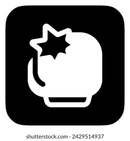 Editable fighting game, boxing glove vector icon. Video game, game elements. Part of a big icon set family. Perfect for web and app interfaces, presentations, infographics, etc