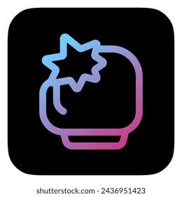 Editable fighting game, boxing glove vector icon. Video game, game elements. Part of a big icon set family. Perfect for web and app interfaces, presentations, infographics, etc