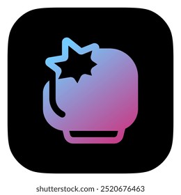Editable fighting game, boxing glove vector icon. Video game, game elements. Part of a big icon set family. Perfect for web and app interfaces, presentations, infographics, etc