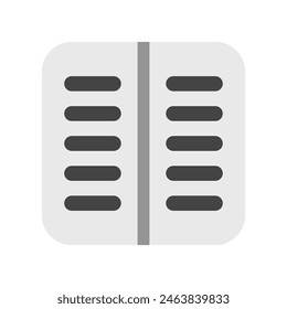 Editable file column vector icon. Part of a big icon set family. Perfect for web and app interfaces, presentations, infographics, etc