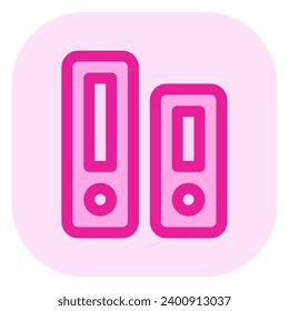 Editable file folder vector icon. Stationery, office, archive. Part of a big icon set family. Perfect for web and app interfaces, presentations, infographics, etc