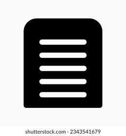 Editable file page vector icon. Part of a big icon set family. Perfect for web and app interfaces, presentations, infographics, etc