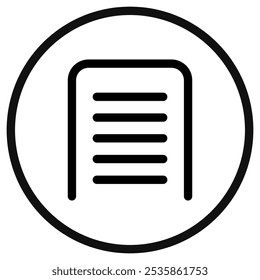 Editable file page vector icon. Part of a big icon set family. Perfect for web and app interfaces, presentations, infographics, etc