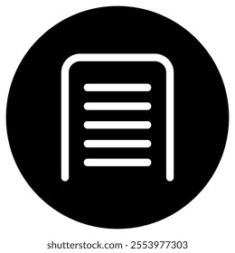 Editable file page vector icon. Part of a big icon set family. Perfect for web and app interfaces, presentations, infographics, etc