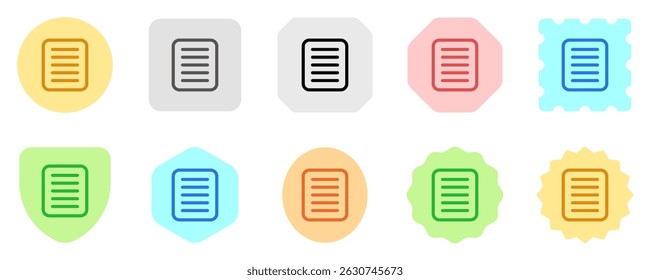 Editable file vector icon. Part of a big icon set family. Perfect for web and app interfaces, presentations, infographics, etc