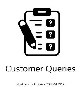 Diseño editable y completo de consultas de clientes 