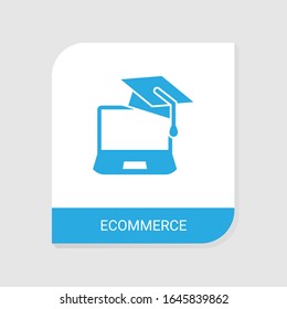 Icono de eCommerce relleno editable de la categoría de iconos de eCommerce. Signo de eCommerce vectorial aislado en fondo blanco