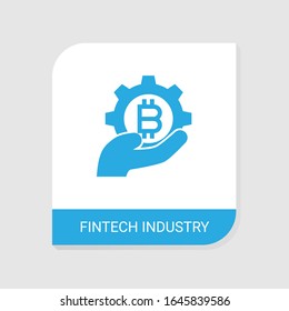 Icono de la industria de tecnología final editable de la categoría de iconos de moneda criptográfica. Signo aislado de la industria de la tecnología de punta en fondo blanco