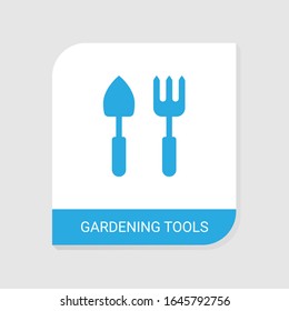 Icono de herramientas de jardinería rellenas editables de la categoría Iconos de jardinería. Instrumentos vectoriales aislados de jardinería señalización en fondo blanco