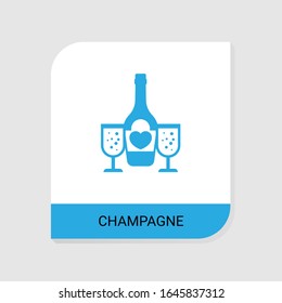 Editable filled icon from Wedding icons category. Isolated vector sign on white background
