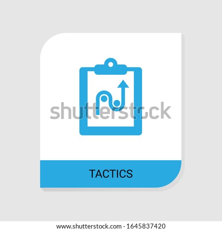 Editable filled tactics icon from Success icons category. Isolated vector tactics sign on white background