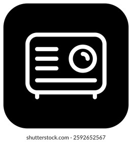 Editable film, movie, cinema projector vector icon. Movie, cinema, entertainment. Part of a big icon set family. Perfect for web and app interfaces, presentations, infographics, etc