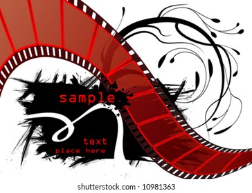 editable film vector