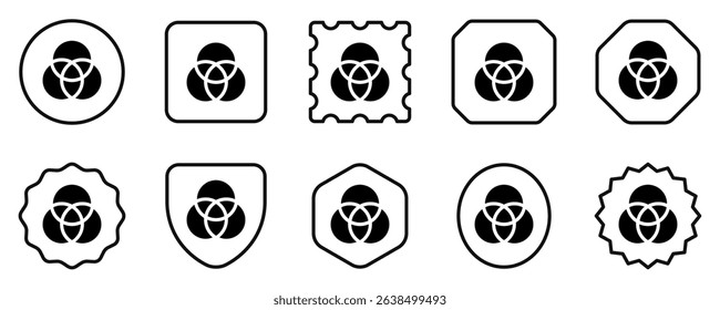 Editable filter, venn diagram vector icon. Part of a big icon set family. Perfect for web and app interfaces, presentations, infographics, etc