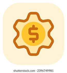 Icono modificable del vector de gestión financiera. Parte de una familia de iconos grandes. Perfecto para interfaces web y de aplicaciones, presentaciones, infografías, etc