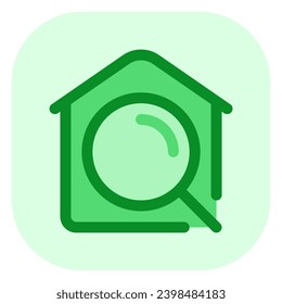Editable find home vector icon. Property, real estate, construction, mortgage, interiors. Part of a big icon set family. Perfect for web and app interfaces, presentations, infographics, etc