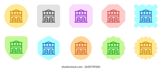 Editable fire station, factory, warehouse vector icon. Part of a big icon set family. Perfect for web and app interfaces, presentations, infographics, etc