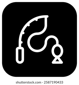 Editable fishing vector icon. Part of a big icon set family. Perfect for web and app interfaces, presentations, infographics, etc