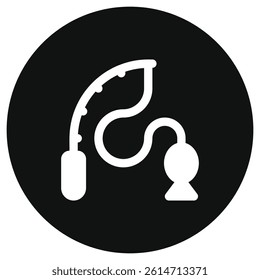 Editable fishing vector icon. Part of a big icon set family. Perfect for web and app interfaces, presentations, infographics, etc