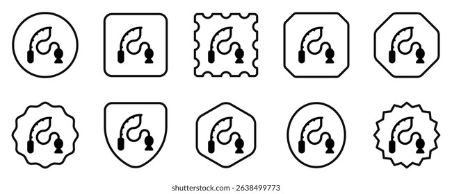 Editable fishing vector icon. Part of a big icon set family. Perfect for web and app interfaces, presentations, infographics, etc