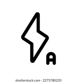 Editable flash auto vector icon. Part of a big icon set family. Perfect for web and app interfaces, presentations, infographics, etc