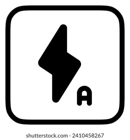Editable flash auto vector icon. Part of a big icon set family. Perfect for web and app interfaces, presentations, infographics, etc