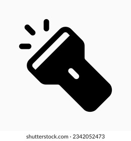 Editable flashlight vector icon. Part of a big icon set family. Perfect for web and app interfaces, presentations, infographics, etc