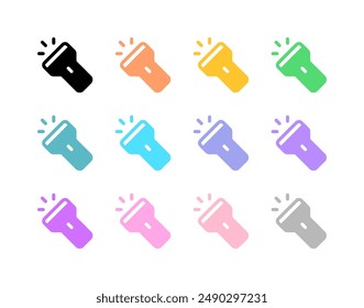 Editable flashlight vector icon. Part of a big icon set family. Perfect for web and app interfaces, presentations, infographics, etc