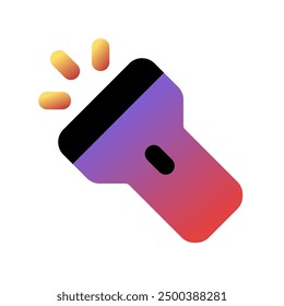 Editable flashlight vector icon. Part of a big icon set family. Perfect for web and app interfaces, presentations, infographics, etc