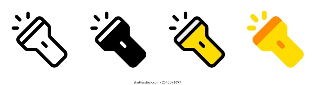 Ícone de vetor de lanterna editável. Parte de uma grande família de conjuntos de ícones. Perfeito para interfaces web e app, apresentações, infográficos, etc