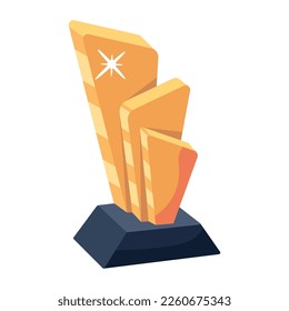 Un ícono plano editable de la asignación de show 