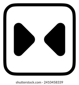 Editable flip horizontal vector icon. Part of a big icon set family. Perfect for web and app interfaces, presentations, infographics, etc