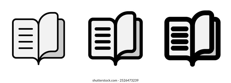 Editable flip next page vector icon. Part of a big icon set family. Perfect for web and app interfaces, presentations, infographics, etc