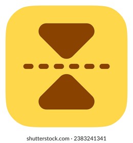 Editable flip vertical vector icon. Part of a big icon set family. Perfect for web and app interfaces, presentations, infographics, etc