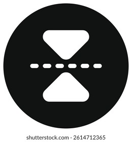 Editable flip vertical vector icon. Part of a big icon set family. Perfect for web and app interfaces, presentations, infographics, etc