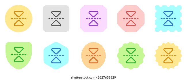Ícone de vetor vertical invertido editável. Parte de uma grande família de conjuntos de ícones. Perfeito para interfaces web e app, apresentações, infográficos, etc