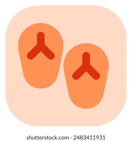 Editable flip-flop vector icon. Part of a big icon set family. Perfect for web and app interfaces, presentations, infographics, etc