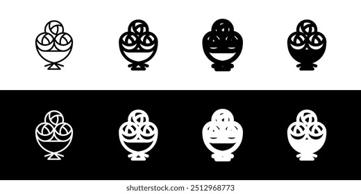 Editable flower bouquet vector icon. Wedding, valentine, love, celebration. Part of a big icon set family. Perfect for web and app interfaces, presentations, infographics, etc