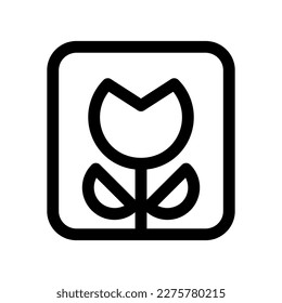 Bearbeitbare Blume, Makrofotografie, Vektorsymbol. Teil einer großen Icon-Set-Familie. Perfekt für Web- und App-Schnittstellen, Präsentationen, Infografiken usw.
