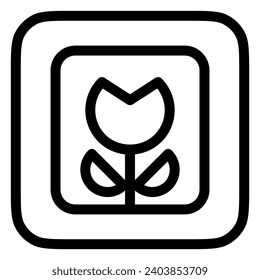 Editable flower, macro photography vector icon. Part of a big icon set family. Perfect for web and app interfaces, presentations, infographics, etc