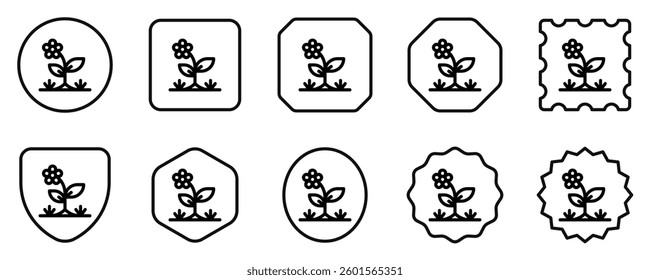 Editable flower vector icon. Gardening, landscaping, horticulture. Part of a big icon set family. Perfect for web and app interfaces, presentations, infographics, etc