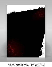 Editable flyer or poster design.