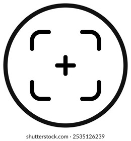 Editable focus vector icon. Part of a big icon set family. Perfect for web and app interfaces, presentations, infographics, etc