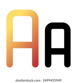 Editable font size vector icon. Part of a big icon set family. Perfect for web and app interfaces, presentations, infographics, etc