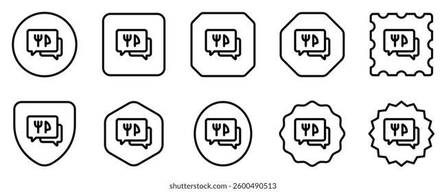 Editable food order vector icon. Part of a big icon set family. Perfect for web and app interfaces, presentations, infographics, etc