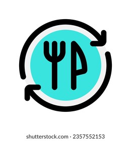 Editable food processing, processing order vector icon. Part of a big icon set family. Perfect for web and app interfaces, presentations, infographics, etc
