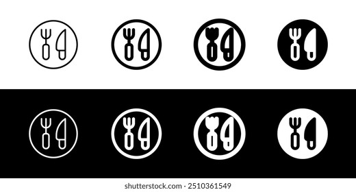 Essbares Essen, Restaurant, Essen, Vektorsymbol. Teil einer großen Ikone-Set-Familie. Perfekt für Web- und App-Schnittstellen, Präsentationen, Infografiken usw.